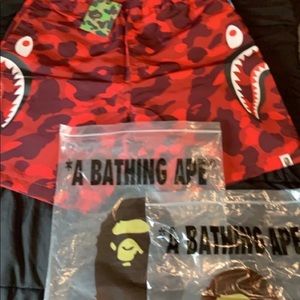 Bape swim trunks